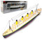 BAUBAUPLAY RC Battleship Model, 2.4G RC 3CH Electric NQD Titanic Cruise Ship Remote Control Watercraft, Outdoor Radio Controlled Ship, High Speed Racing Boat Waterproof Toys