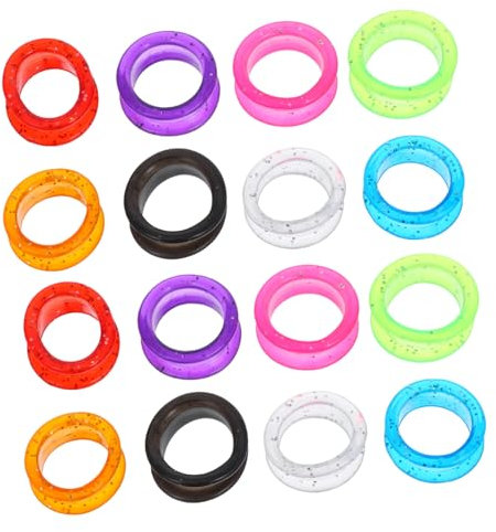 PATKAW Anneau Pour Ciseaux 3 Ensembles Anneau De Ciseaux Dissolvant De Cuticule Fouetter Poignées De Pouce Ciseaux De Coiffure Animal De Compagnie Ciseaux Pour Chien Hommes Gel De Silice 16 Pièces * 3