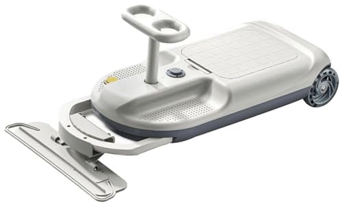 Cleaning Go Kart for Kids,Ride On Mop Floor Cleaner Go Carts,Portable Go Kart,5-Variable Speed Retractable Cleaning Mopping Kart with Bearing Steering Rod