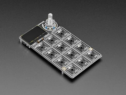 Adafruit MACROPAD RP2040 Bare Bones für 3x4 Taster mit Encoder, OLED, 5100
