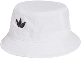 Adidas White Hat Adicolor Bucket Jc6044, White, Einheitsgr��e