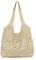 EVEOUT Sac Cabas en Raphia Tressé Femme été Grand Léger Boho Sac de Plage Tressé Léger Sac Fourre-Tout Paille Tissé pour Vacances(Beige)