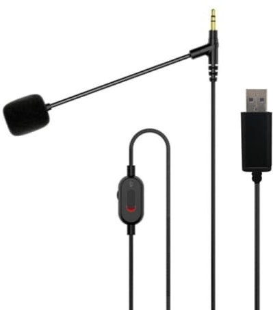 GMBYLBY Cavo microfono multifunzione per WH1000XM5 XM4 per competizioni di gioco, riunioni online, chat vocali, registrazioni