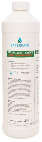 Frivild Sweden Watersafe 375ppm Wasseraufbereitung, kompakter Outdoor-Wasserreiniger für sicheres Trinkwasser, chemiefrei, langlebig, ideal für Camping, Wandern, Survival & Notfallvorsorge (1 Liter)