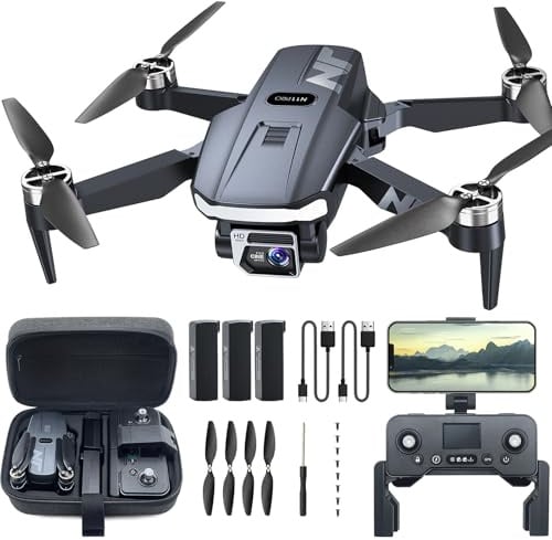 GPS Drohne mit Kamera 4K UHD für Erwachsene – 90 Min Flugzeit, lange Reichweite, Auto Return, automatisches Folgen, bürstenloser Motor, 5G FPV RC Quadcopter für Anfänger von NAFYRE N11 PRO