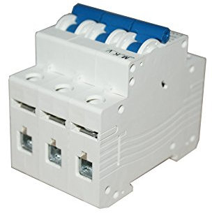 MKV Leitungsschutzschalter Sicherungsautomat 1 Pol. Sicherung LSS LS Schalter Schutzschalter (3-polig, 25, Ampere)