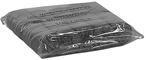 UNIGLOVES 10er-Pack Tischdecken-Couch in Schwarz mit elastischem Matratzenschoner
