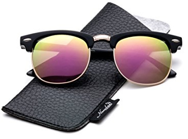 Kids Polarized Sunglasses Retro Horn Rimmed Sunglasses Girls Boys (2-12 Years)