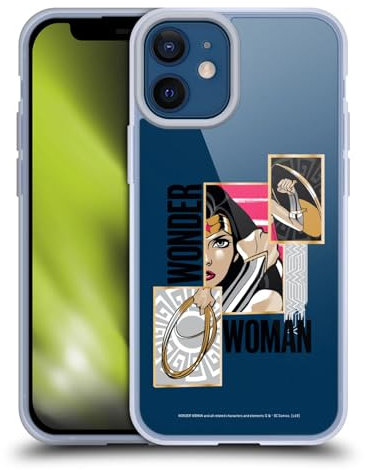 Head Case Designs Offizielle Wonder Woman DC Comics Waffen Grafik Kunstarten Soft Gel Handyhülle Hülle kompatibel mit Apple iPhone 12 Mini