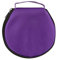 ELEZAY Small CD Case Storage Wallet DVD Disc Dividers Folder Holder Round Oxford Bag 20 Capacity Purple