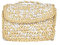 Becksöndergaard Mixa Loel Bag Bamboo/Beige - Umhängetasche/Schultertasche/Handtasche Damen aus Papierstroh - Crossbody Bag - 17 x 13 cm