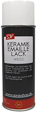 SDV Chemie Keramik Emaille Spray weiß 12x 400ml WC Badewannen Farbe Email Reparatur Lack weiss
