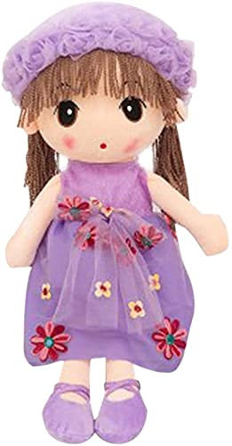 Bprtcra Bébé Poupée en Peluche Mignon Poupée de Chiffon Fille Poupée de Décoration, Chambre Maison Mini-Princesse Plush Toys Toddler Cadeau, Poupée de Chiffon pour Filles, 45cm,Type J