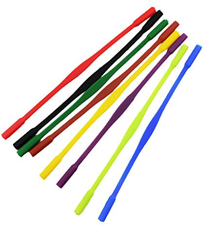 Cordón de neopreno para gafas de sol, unisex, para niños, 16 cm, multicolor, paquete de 8