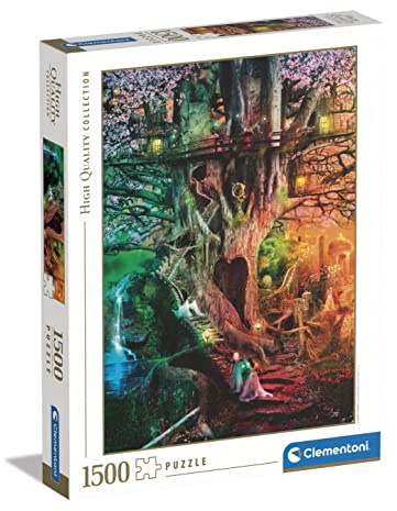 Clementoni - 31686 Collection Puzzle - The Dreaming Tree - Puzzle 1500 Teile ab 14 Jahren, Erwachsenenpuzzle mit Wimmelbild, Geschicklichkeitsspiel für die ganze Familie, Medium
