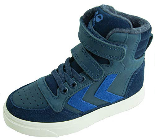 hummel Kinder Stadil Oiled High JR Sneaker gefüttert aus geöltem Leder