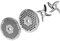 Set di dischi forati compatibili con tritacarne misure 22/3 mm-6 mm e un coltello a falciatura