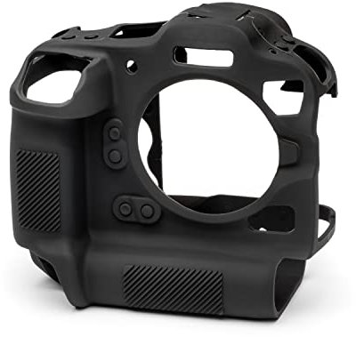 easyCover - Silikon Kameratasche - Schutz für Ihre Kamera - Canon R3 - Schwarz
