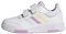 adidas Mixte Tensaur Hook and Loop Shoes Sneaker, White/Almost Blue/Bliss Lilac, Numeric_32 EU