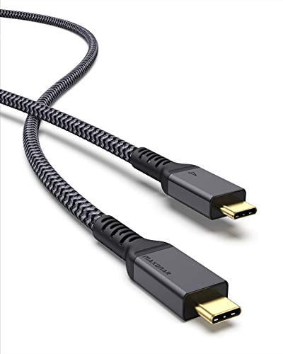 Maxonar Thunderbolt 4 Kabel 1m/40Gbps, TB4 USB C 4.0 Kabel Unterstützt 1x8K 60hz oder doppelten 4K60hz-Monitor,für i-Phone 15 Pro/Max Macbook air/Pro M1 M2,Mac Studio,Studio Display,SSD,eGpu,Dock