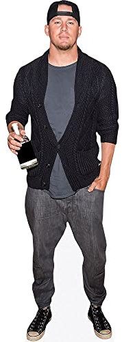 Channing Tatum (Cardigan) Pappaufsteller lebensgross