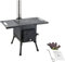 CDZHLTG Réchauds de Tente Camping Poêle à Bois Portable, Pliable Stove pour Chauffage et Cuisine