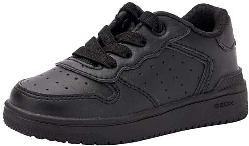Geox J Washiba Girl D, Scarpe da Ginnastica, Schwarz, 31 EU
