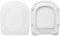 Abattant de WC Toilette Ideal standard Tesi comme original, en plastique thermodurcissable enveloppant avec charnières fixes en acier inoxydable, axe WC couleur blanc fabriqué en Italie