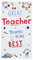 UK Greetings Dankeskarte für Lehrer, mit Umschlag, Design: Kritzeleien