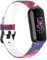 honecumi Armband Kompatibel mit Fitbit Inspire 3 Smart Watch Ersatz Armbänder für Damen Herren, Inspire 3 Silikon Strap Buntes Klassisch Verstellbares Sport Band Zubehör - Kleine,Lila Sternenhimmel