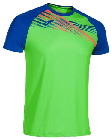 Joma Herren Elite X Tshirt, Neongrün/Royal, XXS