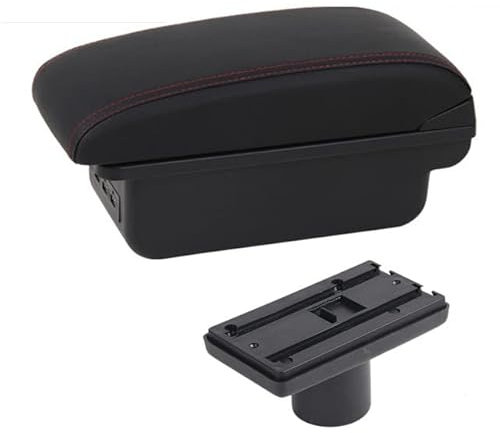 OQHAIR accoudoir central Boîte d'accoudoir de voiture Contenu du magasin central Décoration de style avec porte-gobelet Accessoires USB Pour Seat Ibiza 6j Ibiza 6L