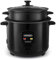Cuiseur à Riz 1.8l Avec Cuve Métal Et Panier Vapeur Japan X Kitchencook Noir