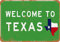 Blechschild für 20,3 x 30,5 cm Schild - Welcome to Texas - Metallschild Vintage Look Garage Man Cave Retro Wanddekoration