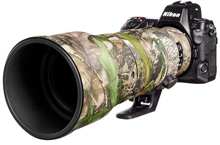 EasyCover - Lens Oak - Protecteur d'objectif - Protection pour l'objectif de Votre Appareil Photo – pour Nikon Z 400mm f/4.5 VR S - True Timber HTC Camouflage