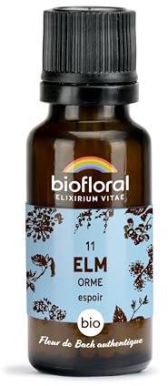 BIOFLORAL - 11 Elm, Orme BIO - 470 Granules - Espoir - Fleur de Bach Authentique - Sans Alcool