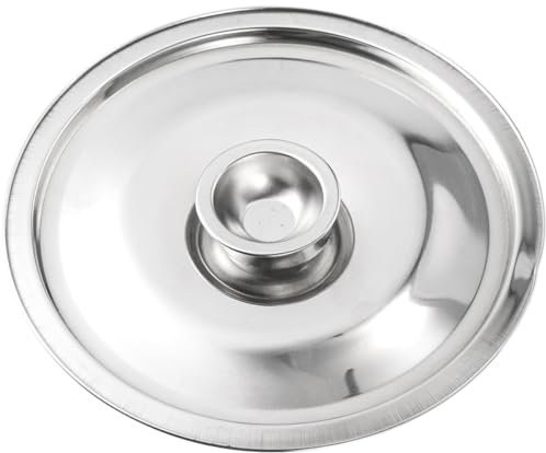 Milisten Stainless Steel Taste Cup Lid Skillet Wok 8 Inch Cup Cover Oil Pot Lid Frying Pan Lids 12 Inch Pan Cover Universal Pot Lid 10 Inch Silicone Lids for Pots and Pans Filter With Cover