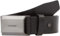 Calvin Klein Herren Gürtel Beveled Plaque Plakettenschließe, Schwarz (Ck Black Pebble), 115 cm