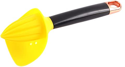 Portable 4 in 1 Citrus Fruits Squeezer Orange Hand Manual Juicer Kitchen Supplies Tool Lemon Reamer Fruit Pressing Lemon Squeezer Manual Electrical Kitchen Aids with Pour Spout Plastic Orange