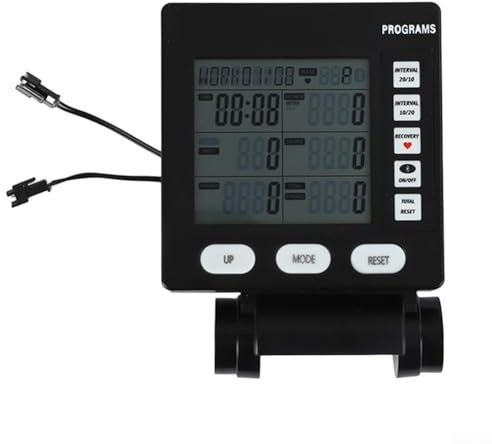 Zoegneer Praktischer Rudergerät Zähler LCD Monitor Rudern Ersatz Monitor Tachozähler, KW4JJ58278KB409U593S213YFB7E8
