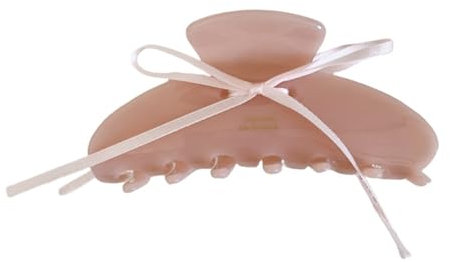 Große Haarklammer mit Schleife, Prinzessinnen-Motiv, Balletcore-Haarspangen, Haarschmuck, Haarschmuck