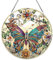Zamety Diamond Painting Fensterbilder, Diamond Painting Schmetterling, Diamond Painting Anhänger, Diamant Painting Girlande mit Kette, Wandbehang Kits für Eingang und Fenster Wand Decor