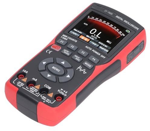 Oscilloscopio Digitale con Supporto Sul Retro Multimetro Multimetro Generatore di Forme D'Onda Multifunzione Portatile con Display a Colori Tester di Tensione Ohm