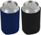 2 Stück 330ml Can Dosenkühler, Bierflaschenkühler, Bierdosenkühler Dosenhüllen für Bierdosen und andere Getränkedosen (Marineblau, Schwarz)