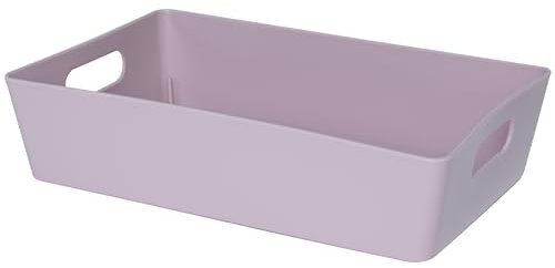 #11 3x Organizerbox 17x25x6cm Flieder Ordnungssystem Aufbewahrung Bad DIY