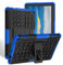 TASSKTO Dual Layer Heavy Duty Shockproof Protective Case Cover with Kickstand,For Fire HD 8 Tablet Case (10th/12th Generation,2020/2022/2024 Release),Not iPad Sumsung, Blue
