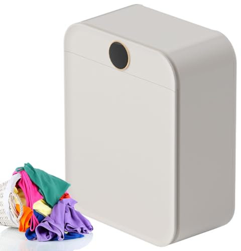 Compact Vented Tumble Dryer, 8L Small Tumble Laundry Dryer with Smart Touch Screen, Timer and 2 Heat Settings, Gentle Drying, 250W Mini Spin Dryer for Counter Top or Wall Mounted Use