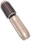 Cepillo térmico inalámbrico, cepillo de rizo inalámbrico de 40 mm, cepillo alisador inalámbrico de 4 temperaturas, peine térmico portátil con cable de carga tipo C (oro)