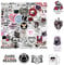 50 Stück Vintage Aufkleber Wasserdichte Vinyl Sticker Dark Romance Leser Aufkleber für Laptop Wasserflasche Gepäck Skateboard Scrapbooking Handkonto