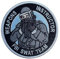 FBI SWAT Team Instructor Aufnäher bestickt, 9 cm, Schwarz und Blau, taktisches Militär-Design